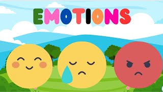 Emotions Song  Fun Learning Emotions and Feelings for Kids Nursery Rhyme [upl. by Fey]