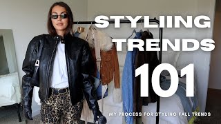 how im styling fall trends [upl. by Nyram]