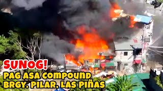 Sunog sa Pag asa Compound Brgy Pilar Las Piñas [upl. by Ikik]