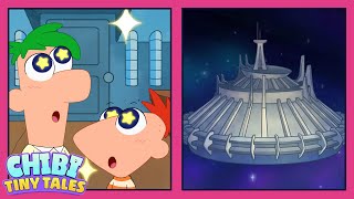 Phineas amp Ferb Go to Space Mountain 🚀🪐  Chibi Tiny Tales  Space Mountain Mayhem  disneychannel [upl. by Ecertal]