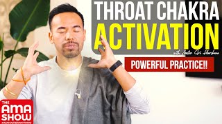 How to Open Your Throat Chakra  Powerful Activation Find Your Truth [upl. by Emoryt]