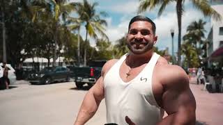 Chasing Mr Olympia Derek Lunsford in Miami  Behind the Scenes of the Champions Workout [upl. by Sirronal]