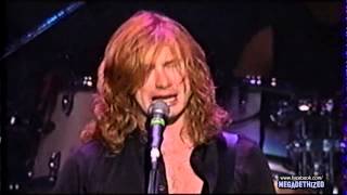 Megadeth  Live In Salt Lake City 2000 Full Concert mG [upl. by Gnak376]