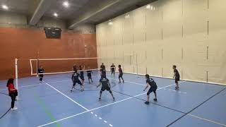 ✅🏐😎 Sistema de juego 5 1 en Entrenamiento volleyball [upl. by Bithia]