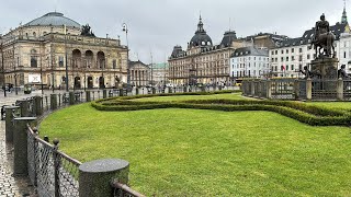 Kongen Nytorv The Public Square in Copenhagen Denmark [upl. by Yduj516]