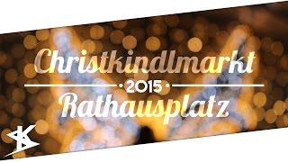 Wiener Christkindlmarkt Rathausplatz Adventzauber 2015 [upl. by Niobe]