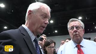 WATCH Sen Ron Johnson challenges WI election officials on tabulation machines [upl. by Valda]