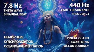 440 Hz Earth Resonance Meditation Creating a 78 Hz Hemi Sync Binaural Beat [upl. by Botnick]