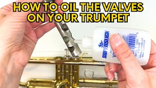 How to Oil Trumpet Valves amp Put Your Valves Back Correctly after Oiling [upl. by Frasco]