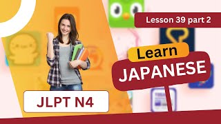 Learn Japanese online  Mina no nihongo  Lesson 39 Part 2 learnjapanese [upl. by Kerri]