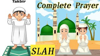 Namaz Salah  Complete Prayer Method  Sana Attahiyat Durood Sharif Dua prayer [upl. by Noreik]