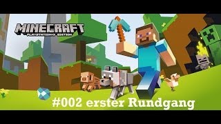 Minecraft PS3 Let´s Play 002 erster Rundgang [upl. by Janetta]