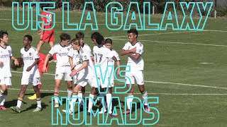 U15 MLS NEXT HIGHLIGHTS LA GALAXY ACADEMY VS NOMADS SAN DIEGO [upl. by Aubree]