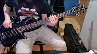 Mastodon  March of the Fire Ants bass cover [upl. by Samuela849]