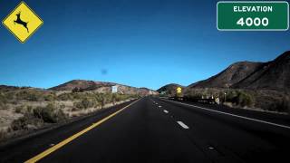 I40 East AZ Blazing Across The Arizona Desert Mile 73 To Mile 97 [upl. by Ahsennek]