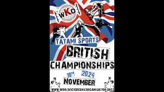 The 2024 WKO British Tatami Championships  Tatami 3 [upl. by Oneill]