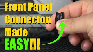 How to Connect your Front Panel Cables FPANEL Beginners Guide [upl. by Cleasta18]