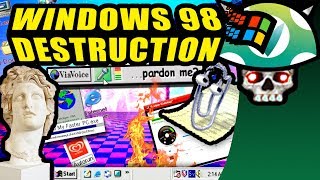 Vinesauce Joel  Windows 98 Destruction [upl. by Attener]