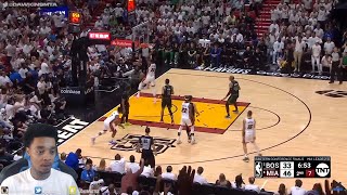 FlightReacts To 2 CELTICS at 8 HEAT  FULL GAME 3 HIGHLIGHTS  May 21 2023 [upl. by Janet]