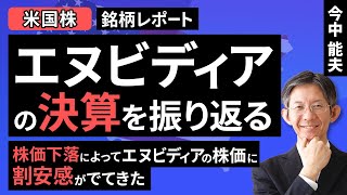 【米国株半導体】エヌビディアの決算を振り返る－株価下落によってエヌビディアの株価に割安感がでてきた－【銘柄レポート】（今中 能夫）【楽天証券 トウシル】 [upl. by Aliak]