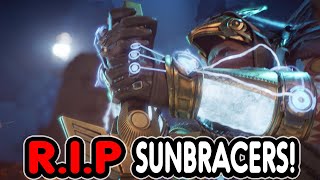 SUNBRACERS NERFED Solar warlock hit with the double wammy XD [upl. by Lahcsap]