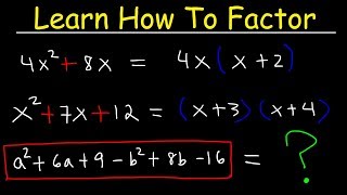 Factoring Trinomials amp Polynomials Basic Introduction  Algebra [upl. by Aeslek564]