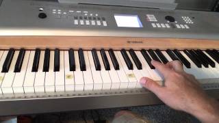 Carried Away  George Strait Beginner Piano Lesson [upl. by Nonnairb]