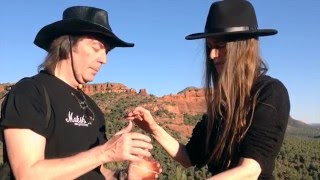 Jo amp Steve Hackett Visit Sedona Arizona Vortex [upl. by Aihsad]