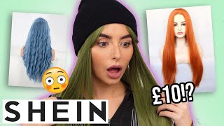 TESTING CHEAP SHEIN WIGS  TRY ON HAUL Why do I kind of love them😂 [upl. by Huskamp]