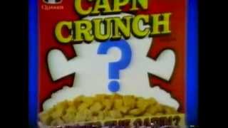 1985 Capn Crunch Cereal quotWheres The Capn Sweepstakesquot Commercial [upl. by Yggam637]