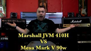 Marshall JVM 410H vs Mesa Boogie Mark V 90w [upl. by Patsis]