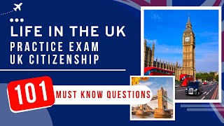 Life In The UK Test 2024 Practice Exam  UK Citizenship 101 Must Know Questions [upl. by Nylaret376]