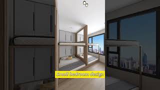 Small bedroom design  small room design  housedesign shorts  Interior design [upl. by Raeann]