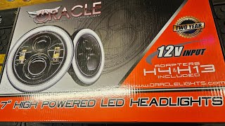 Review Oracle LED Headlight set [upl. by Clementas]