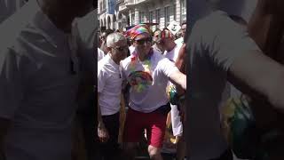 Mayor Sadiq Kahn joins the Pride in London parade [upl. by Theall895]