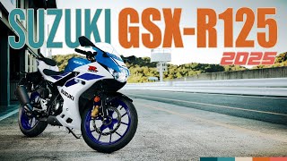 2025 Suzuki GSXR125 Unveils New AllBlack Model with Red Accents [upl. by Delp]