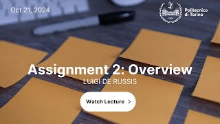 HCI2024  Lecture 9b  Assignment 2 overview [upl. by Annahsat]