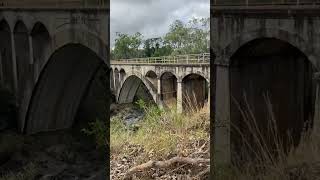 Old Cherwell railway bridge on biggenden shorts biggenden trainbridge railway queenslandrail ay [upl. by Ilrebmyk]