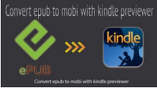 How to convert EPUB to MOBI Ebook with kindle previewer [upl. by Joiner]