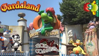 Gardaland Giro Completo Del Parco complete tour of the park [upl. by Mackenie]