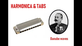 Harmonica amp tabs Danube waves [upl. by Leksehcey288]