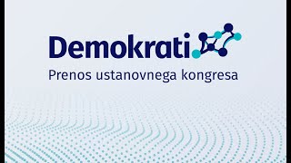 Ustanovni kongres stranke Demokrati [upl. by Ehlke]