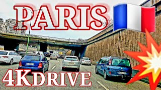 DRIVING IN PARIS CITY  BOULEVARD PERIPHERIQUE  4K UHD  2021 [upl. by Venetia]