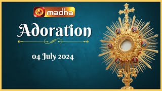 🔴 LIVE 04 July 2024 Adoration 1100 AM  Madha TV [upl. by Kimmel847]