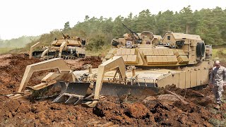 US Clearing Scary Minefield with Monstrously Powerful Assault Breacher [upl. by Varion]