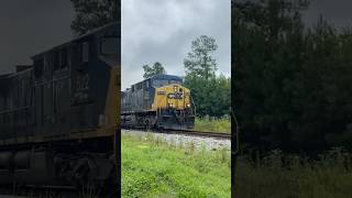 CSX Tarboro Local pulling into Rocky Mount NC csxtransportation train railfanning [upl. by Cristie549]