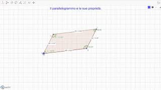 Parallelogrammo con GeoGebra [upl. by Eloise]