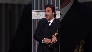 Oscar Winner  Javier Bardem  Best Supporting Actor for No Country for Old Men [upl. by Leandre]