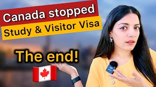 Shocking update The End of Immigration in Canada for Students and Visitors [upl. by Orlando]