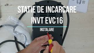 Instalarea statiei de incarcare EVC16 de la INVT [upl. by Aranat]